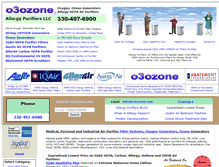 Tablet Screenshot of o3ozone.com